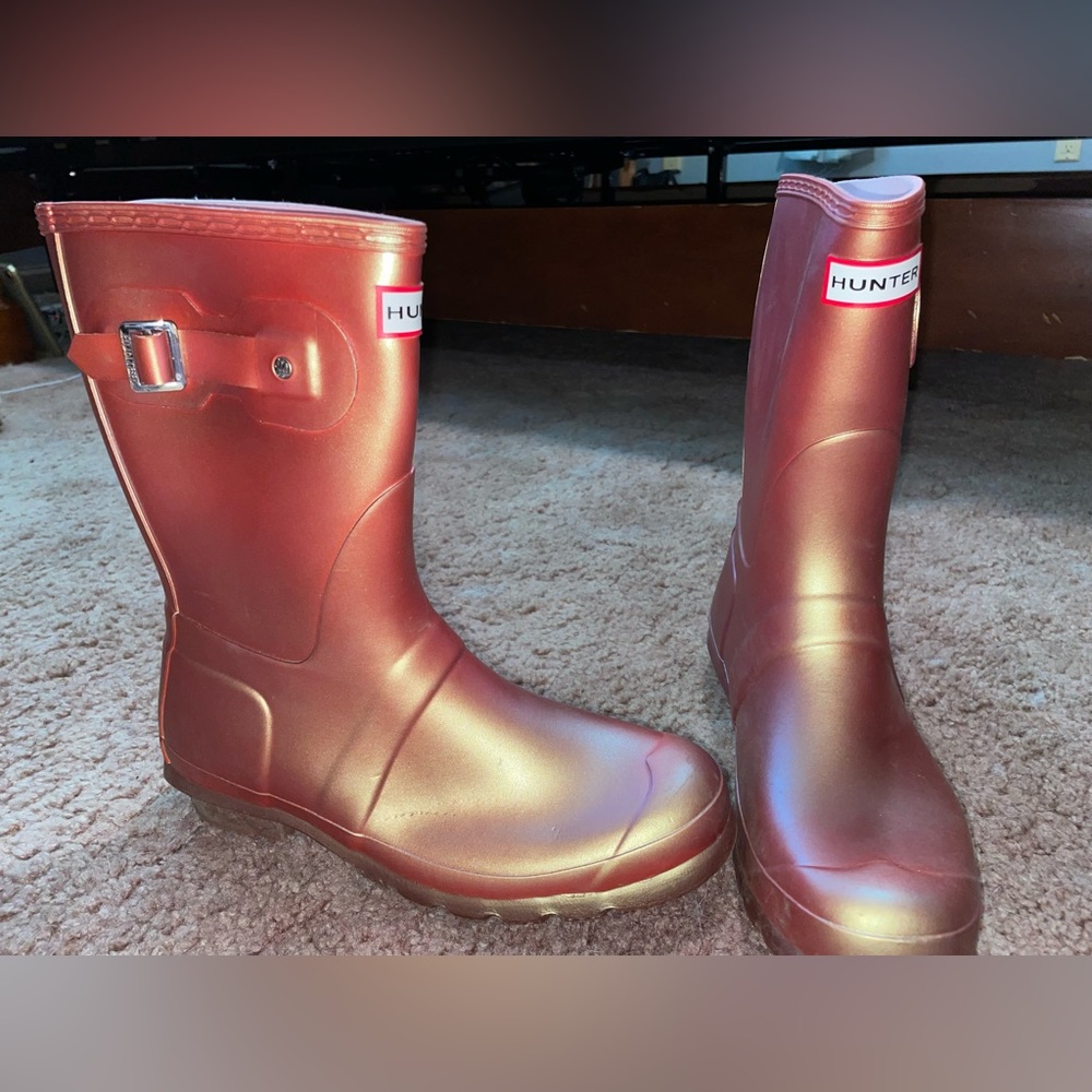 Pink Irridescent Limited Edition Hunter Boots